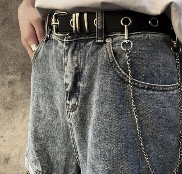 トレンドスタイルチェーン ベルト レディース韓国ファッションジーンズ アクセサリー ハーネス デーモン Pleglad Demon