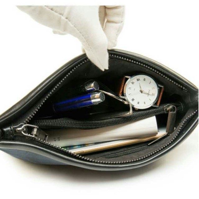 クラッチバッグ セカンドバッグ おしゃれ バッグ 鞄 シンプル 迷彩ブルー Syuu