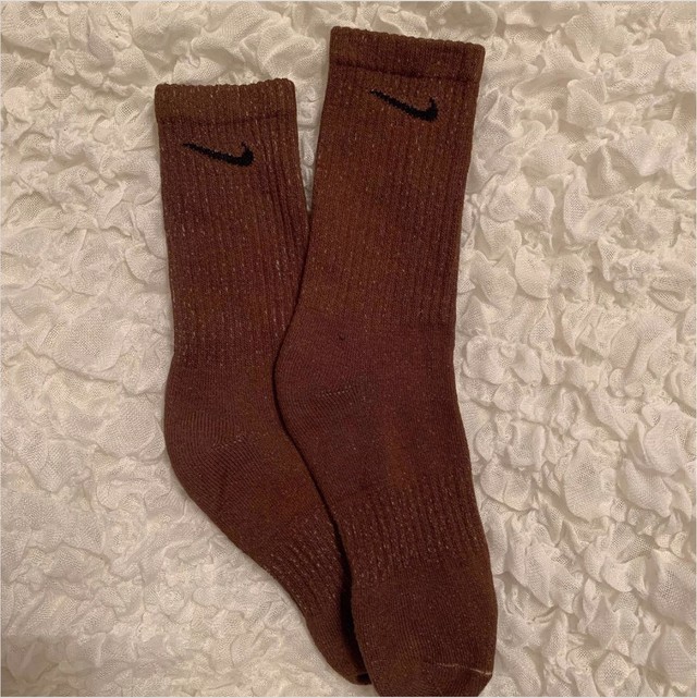 Nike Color Socks Chocolate Handmade Dye ナイキ 靴下 ソックス Amala
