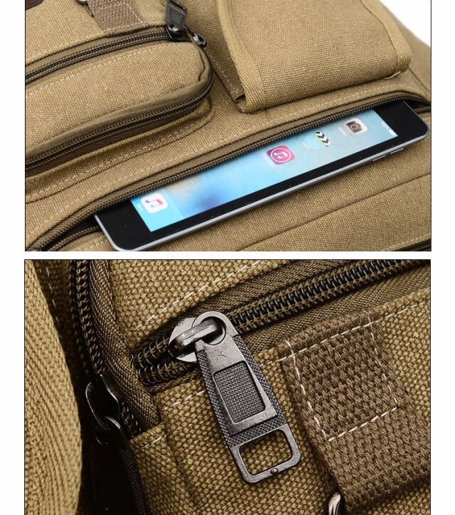 ショルダーバッグ バッグ メンズバック 斜めがけバッグ ショルダー ビジネス 大容量 旅行 出張 ミリタリー キャンバス メンズ Lalibera