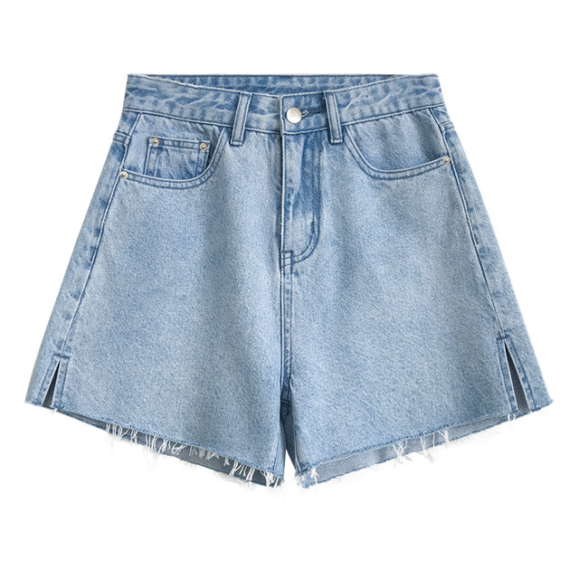 新作 sevenデニムショートパンツレディース年夏バージョンのハイウエスト痩身オールマッチファッション学生明るい色のワイドレッグパンツ ハイウェスト レッド サマー 夏物 ショーツ ブルマー Seven Hac