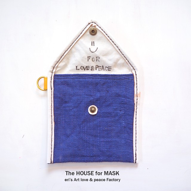 The HOUSE for MASK -マスクのおうちポーチ purple- LE-1331