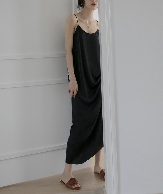 シンプルキャミロングワンピース Fanfan Closet ファンファンクローゼット