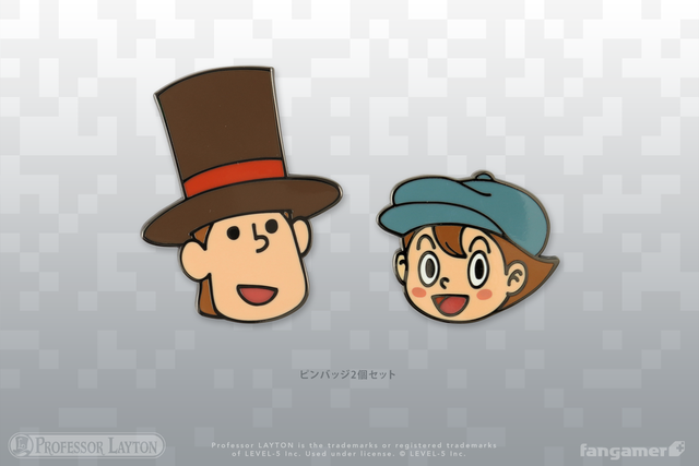 レイトン&ルーク ピンバッジセット / fangamer