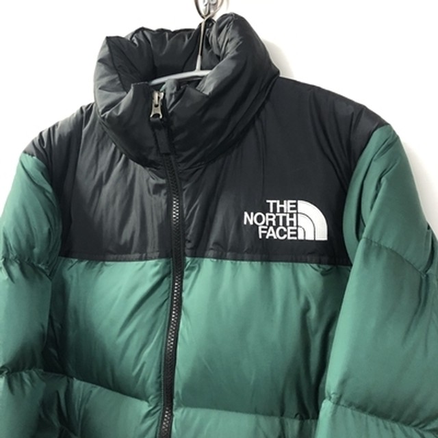 The North Face ザノースフェイス Nd91841 ヌプシ ダウン ジャケット Nuptse Jacket S グリーンブラック ブランド古着brooch