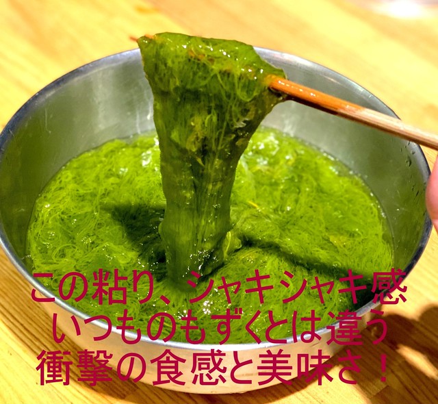 (0019)衝撃の食感!フコイダン!青森産冷凍【稀少な天然物】花もずく(白神もずく・新物) 業務用 1kg