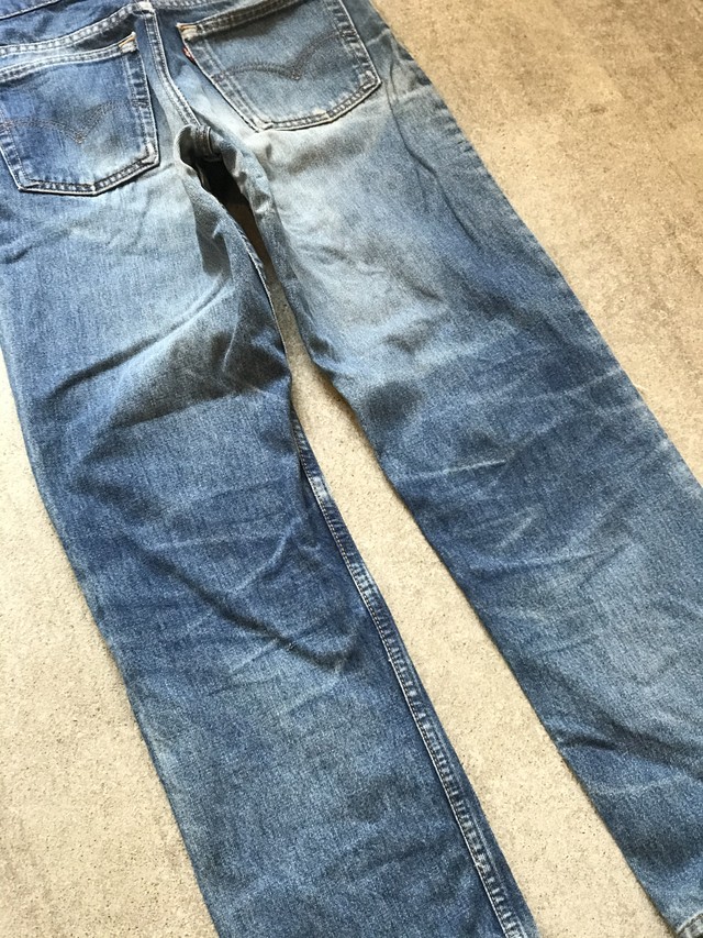 Vintage Made In U S A Levi S 515 鬼ヒゲ クラッシュデニム Push Me Harder