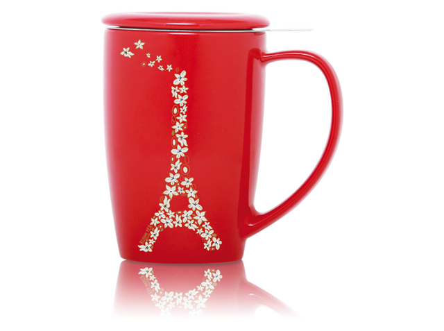 KUSMI TEA フレンチマグ レッド