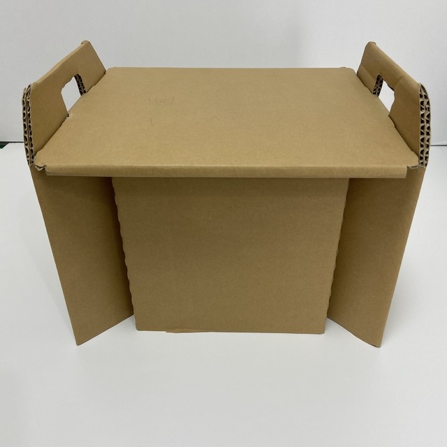 段ボール椅子 子供用 エコ Hoeiplus ホーエイプラス 手作り貼り箱 オリジナル箱