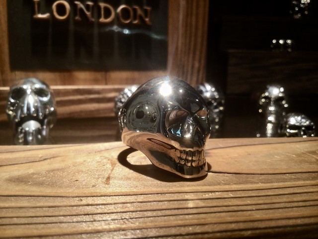 クレイジーピッグ Crazypig Ghostskullring ゴーストスカルリング Firstorderjewelry ファーストオーダージュエリー 代官山 セレクトショップ シルバージュエリー 革製品