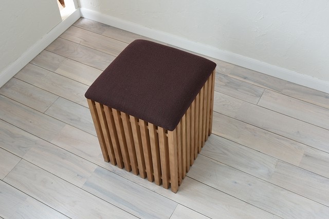 Villa Storage Stool BR / 西海岸リゾートスタイル ヴィラ 収納スツール / ブラウン
