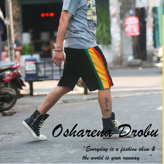 メンズ ジャマイカスタイル レゲエタイド ハーフパンツ あぱれる泥棒