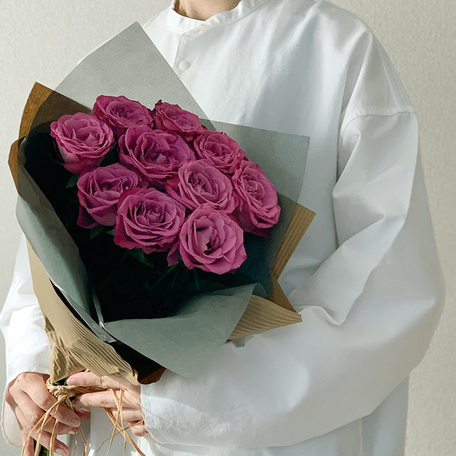 やぎバラ育種農園 ヤギパープル プレゼントブーケ Ja遠州夢咲 よいはな Yoihana 最高品質のお花をお届けするネット通販