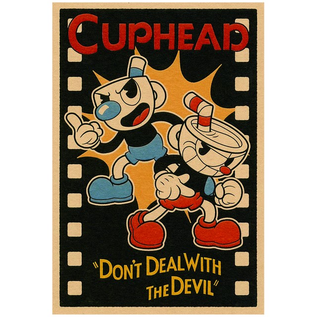 CUPHEAD ( カップヘッド ) ポストカード⑥ カップヘッド&マグマン B / エンスカイ