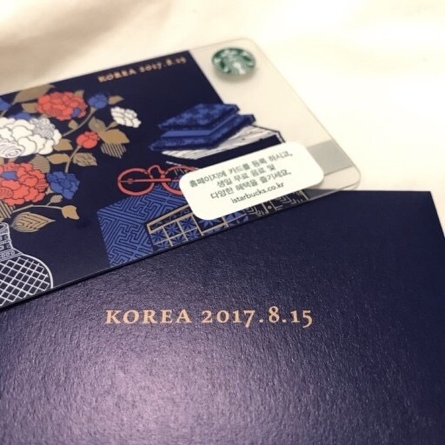 日本未発売 スターバックス カード Starbuckskr