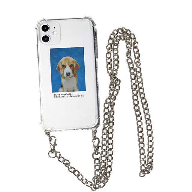 【Cat & Parfum】Katy's Dog iPhone Case with chain