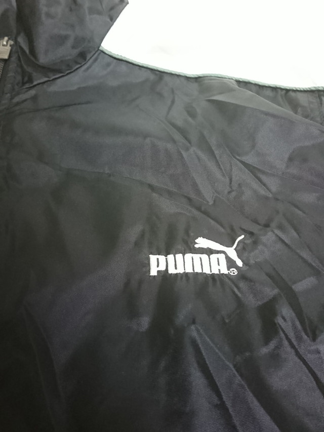 Puma プーマ メンズxl相当 ジャージ 上下セット ブレーカー シャカシャカ ブラック スポーツウェア シューズの古着屋 リサイクルスポーツ