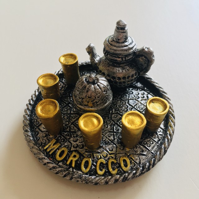 モロッコ雑貨 モロッコ マグネット インテリア インテリア雑貨 立体マグネット ミントティーグラス アラビアン モロッカン エキゾティック エキゾチック かわいい オシャレ おしゃれ モロッコ雑貨 モロッコ バザール Morocco Bazar Base ベース