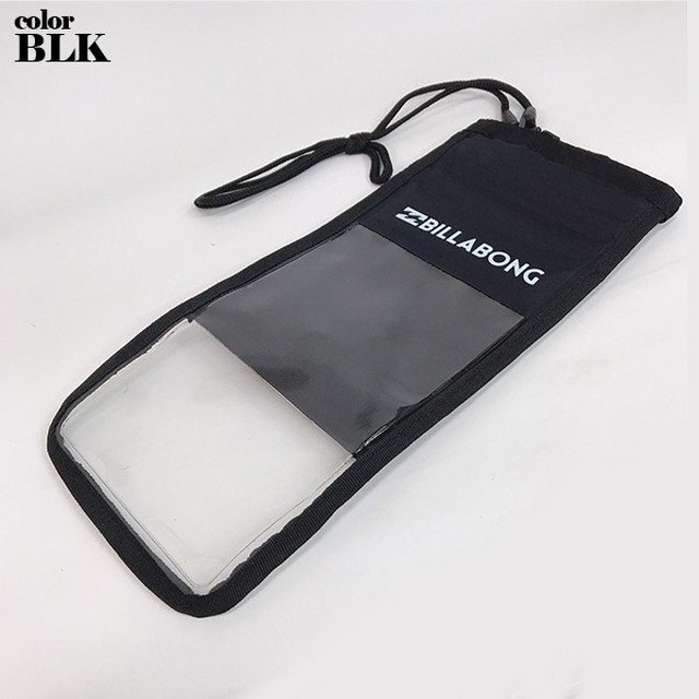 Ai011 973 ビラボン スマホケース メンズ 人気ブランド かっこいい 小さめ 入学 就職 プレゼント ギフト 夏 海 プール 機能的 防水ケース 黒 Billabong Beachdays Okinawa