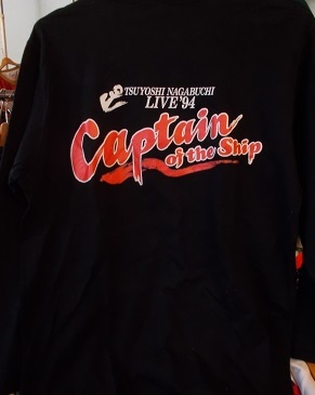 1994年製長渕剛captain Of The Shipキャプテンオブザシップ8分袖tシャツ Steezy Used Clothing全品送料無料です