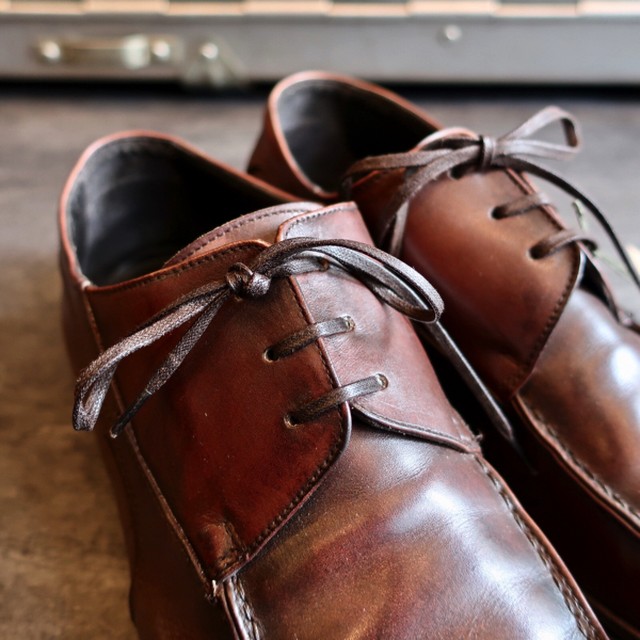 定番すぎる 靴紐 ネイビー 平紐 3mm Custom Shoes Planning Buhi
