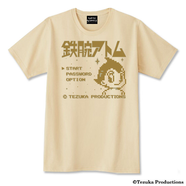 鉄腕アトム GBモノグラム Tシャツ / GAMES GLORIOUS