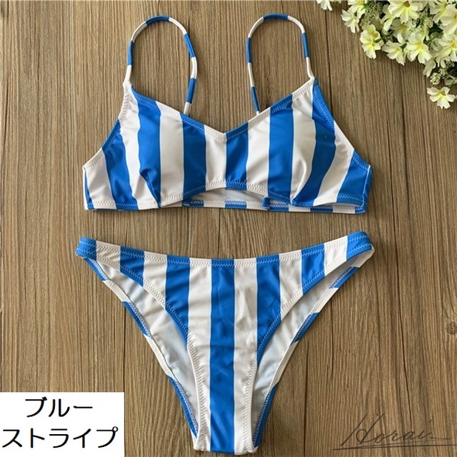 水着 ブラジリアンビキニ セクシー カラフル ビスチェ Vネック 谷間魅せ 水着 レディース ビキニ 大人可愛い 海外 リゾート ビーチ 10代 代 Horai