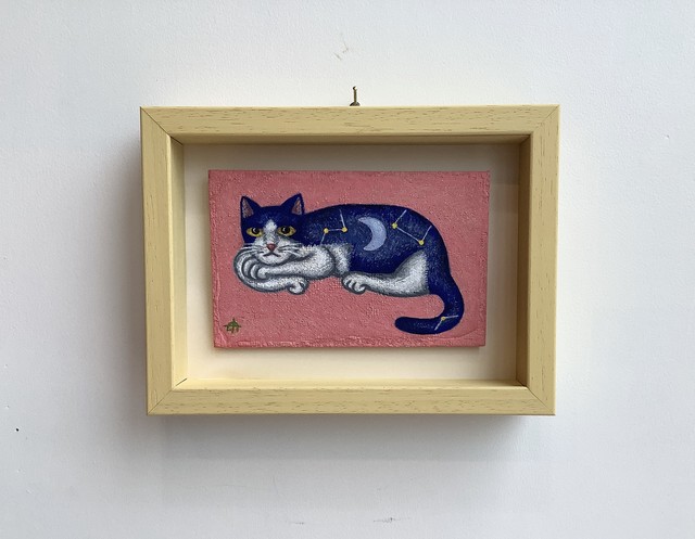 肥沼守 作品「夜をおもう」