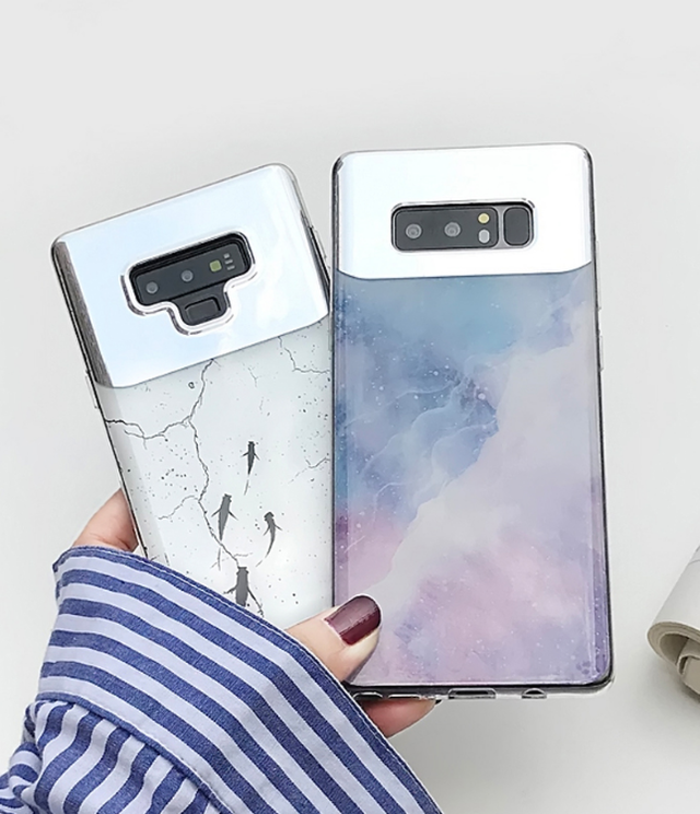 ミラー付き Galaxy Note8 Note9 S9plus S10 Case 大理石柄 個性 韓国芸能人愛用 おしゃれ Jpcasecase 携帯ケース 通販