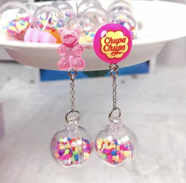 お取り寄せ商品 ピアス アクセサリー レディース 原宿 お菓子 グミ キャンディー ゆめかわいい サブカルチャー Candy Melts