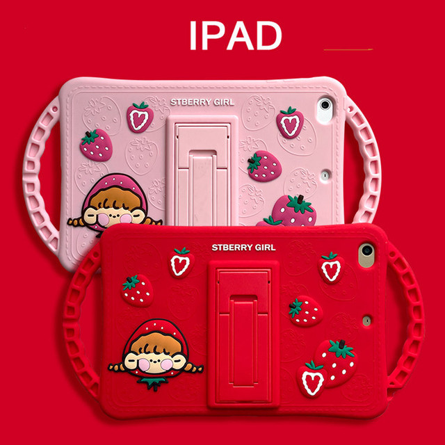 送料無料 Ipad 10 2インチ 第7世代 19 ケース アイパッド カバー タブレットpc シリコンケース スタンドタイプ デコいちご かわいい Nextcase