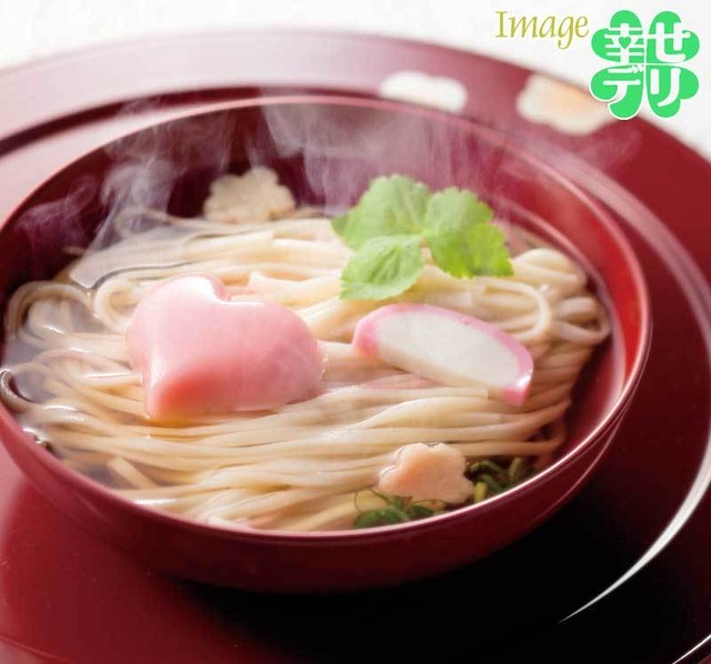 ハート型のお餅と紅白うどんが可愛い ありがとうシリーズ 愛の力うどんのギフトセット15c 饂飩 ハート型餅 かつお節 わかめ ゴマ 粉末スープ付き 営業日5 7日で出荷予定 結婚式 引出物 内祝い 鰹節ギフト Ogh P33 Oga730 15 幸せデリバリー リングピロー