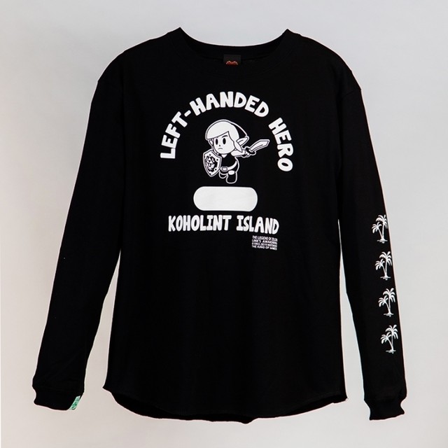 ゼルダの伝説 夢をみる島/LEFT HANDED HERO2/LONG SLEEVE-T-SHIRT (2色) / THE KING OF GAMES