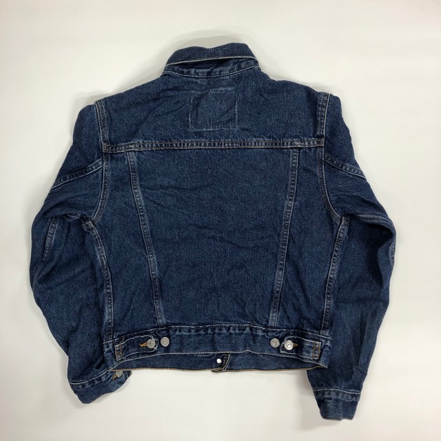 90 S リーバイス デニムジャケット レディース Mサイズ Levis Gジャン ヴィンテージ古着 アンティーク商品取扱い Black Smith ブラックスミス ミッドセンチュリー 昭和アンティーク