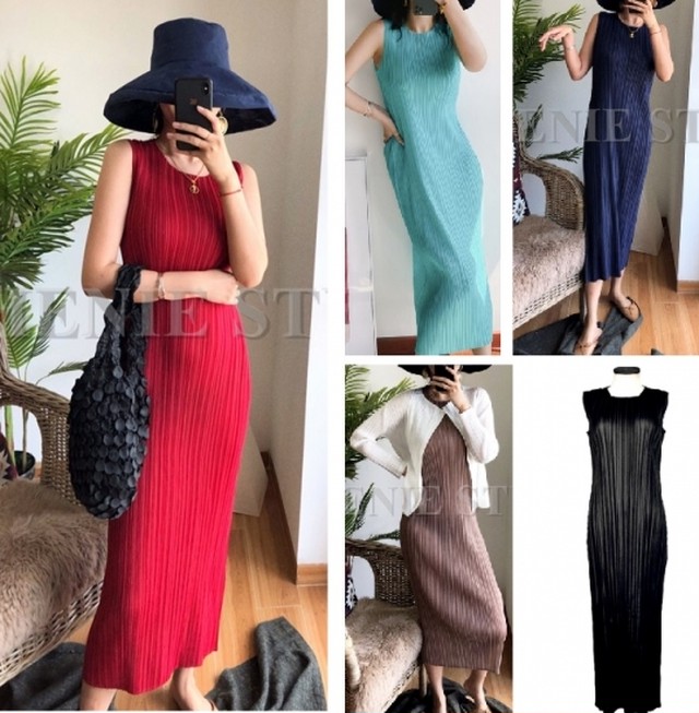 てろんとワンピース ノースリーブ とろみワンピ ロングワンピース ロング丈 エレガント ベーシック きれいめ 御呼ばれ Hr334 Raxia ラクシア