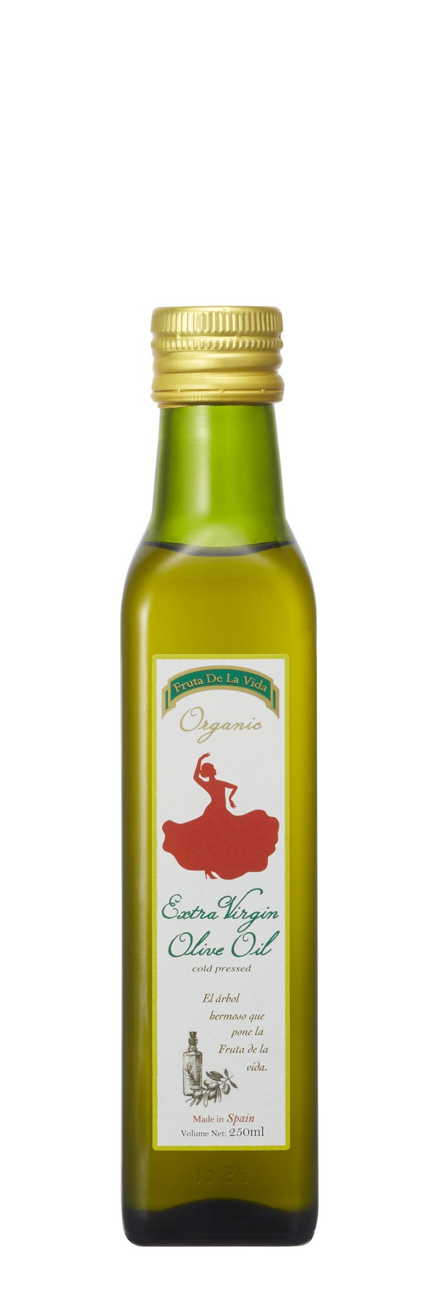 Fruta de la Vida Organic Extra Virgin Olive Oil 229g 250ml フルタ・デ・ラ・ヴィーダ有機エキストラバージンオリーブオイル 229g 250ml(3本単位)