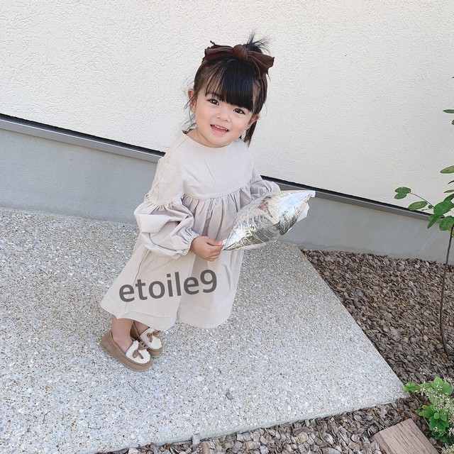 バルーン袖リネンワンピース Etoile9