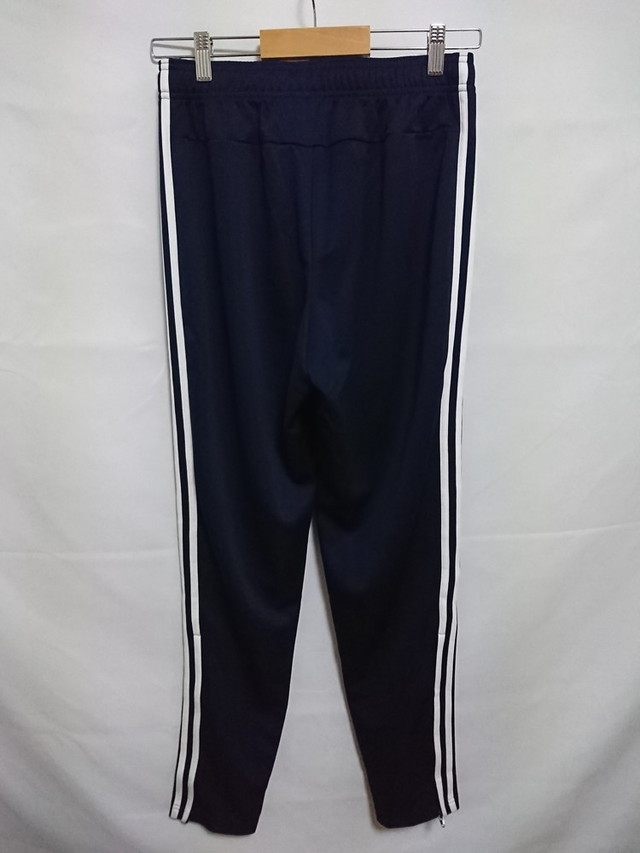 Adidas アディダス メンズl トラックパンツ ジャージ ロングパンツ 長ズボン スポーツ 運動 ネイビー Bk40 スポーツウェア シューズの古着屋 リサイクルスポーツ