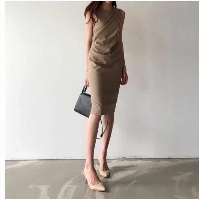 大人 ワンピース タイト 膝丈 ワンピース タイトワンピース 上品ワンピース 通勤ワンピース 大人ワンピース ひざ丈 上品 大人 綺麗め 食 Basecamp49