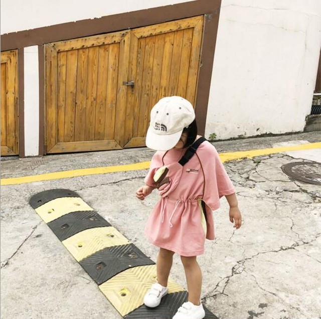 女の子 スポーツ ワンピース バッグ付き 2点セット おしゃれ 夏 3色 Dyh海外子供用品