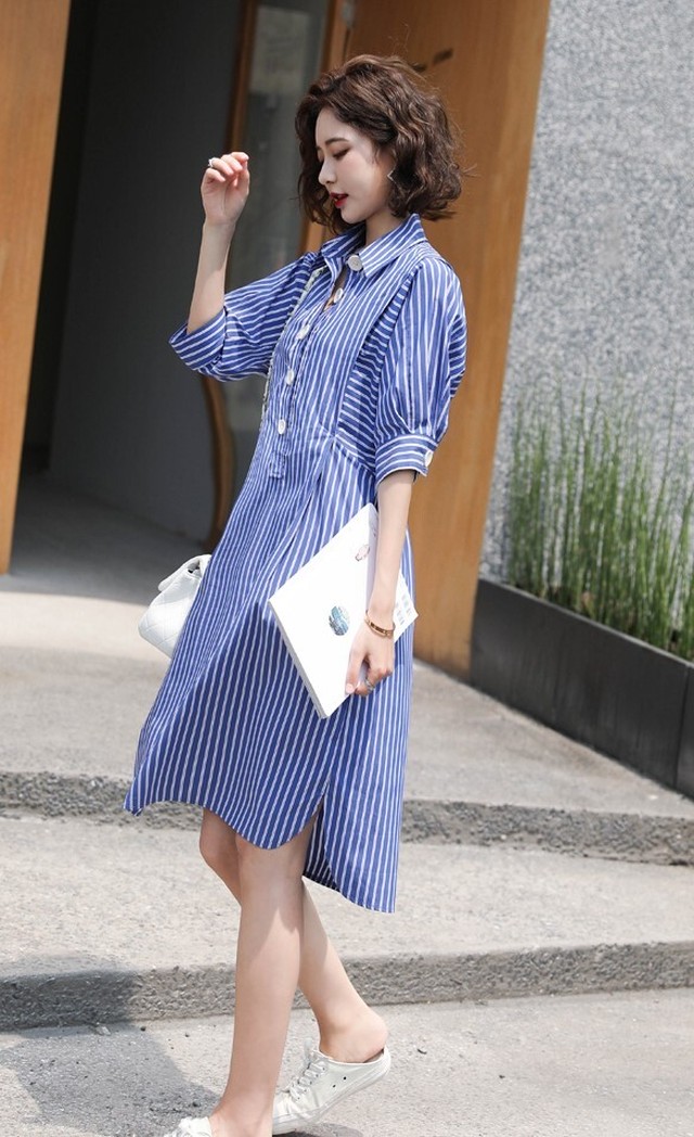 初売りセール レディース ミドル丈 切り替えシャツワンピース ドレス お出かけ フェミニン かわいい ナチュラル デート カジュアル 旅行 春夏秋冬 スプリングフェア Arnabmobility Com