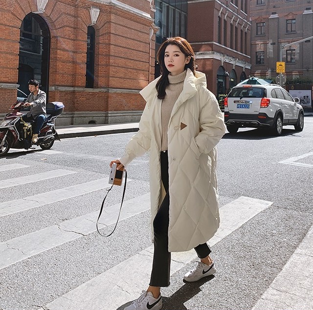 中綿 ロングコート Rs 2177 アウター ロング丈 羽織 上着 中綿ジャケット 中綿コート フェイク ダウン レディース ダッフルコート 軽量 軽い おしゃれ ガーリー レトロ 大人カジュアル 大人可愛い 韓国服 韓国ファッション キュート 人気 お出かけ 着まわし デイリー