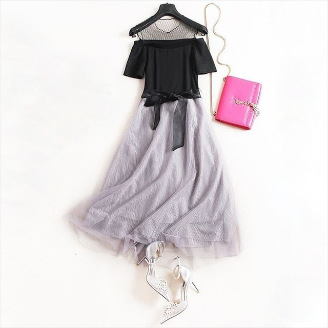 国内即納 即日配送 パーティードレス エレガンス バイカラー 切替 リボン シフォンドレス 半袖 ワンピース ワンピ フォーマル ミニドレス カラードレス セレモニー セクシー 代 30代 イブニング お呼ばれ ナイト 結婚式 ゲストドレス Aライン Laドレス タイト