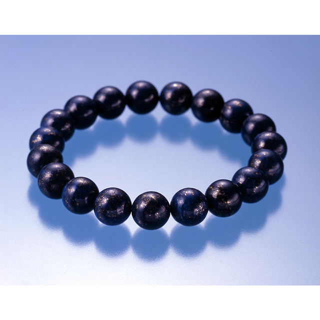 【第三の目の覚醒】高品質・大珠 天然石 ラピスラズリ 19珠ブレスレット(10mm)