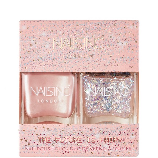 海外買付 Nails Inc The Future Is Fairy Nail Polish Duo 日本未発売 限定 ネイルズインク フェアリー ネイルポリッシュデュオ ロンドン発ネイルブランド La Peche