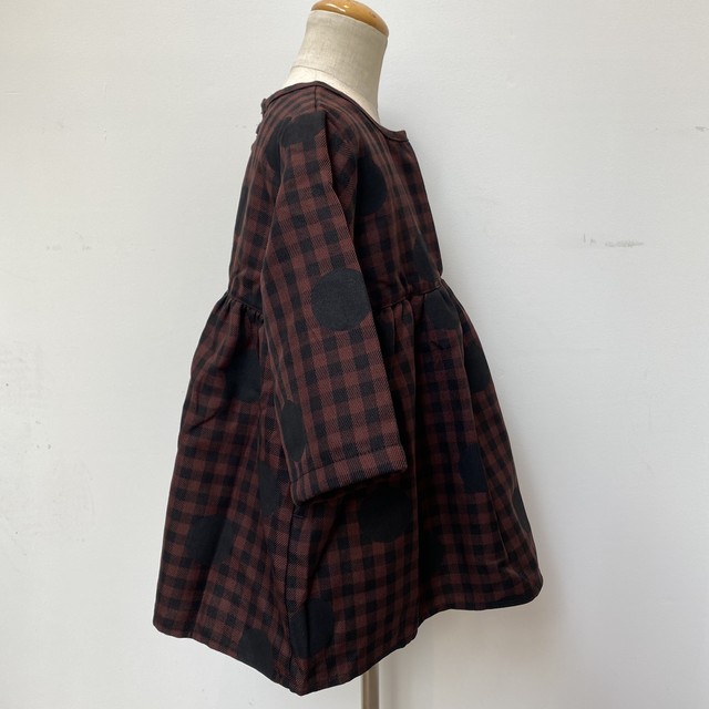 Dilash チェック ドットワンピース Nerinet