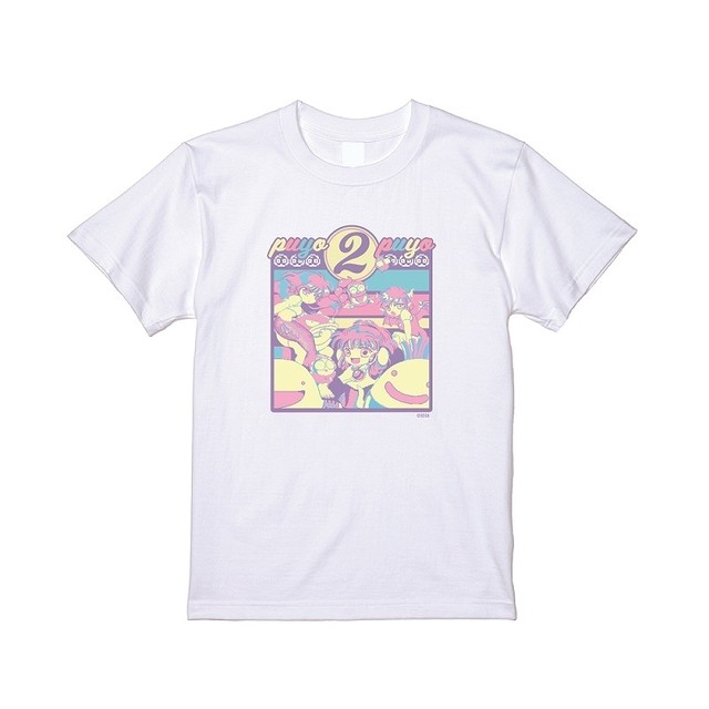 メガドライブ版「ぷよぷよ通」Tシャツ ホワイト