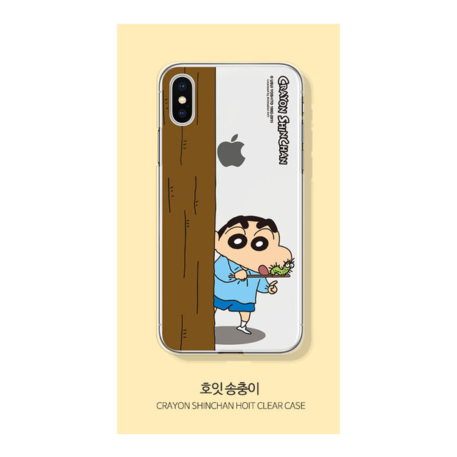 Try Cozy クレヨンしんちゃん しんちゃん 透明 クリア Iphone