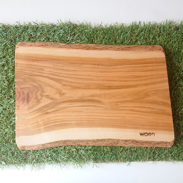 Waen 多摩産材 桜カッティングボードd T Caster