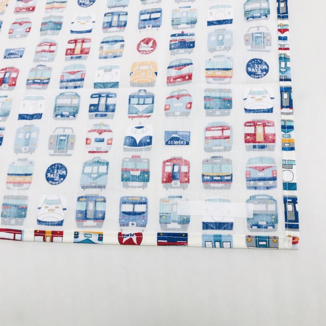 ナフキン31 51 電車顔柄 大きめランチョンマット小学生サイズ Ohariko